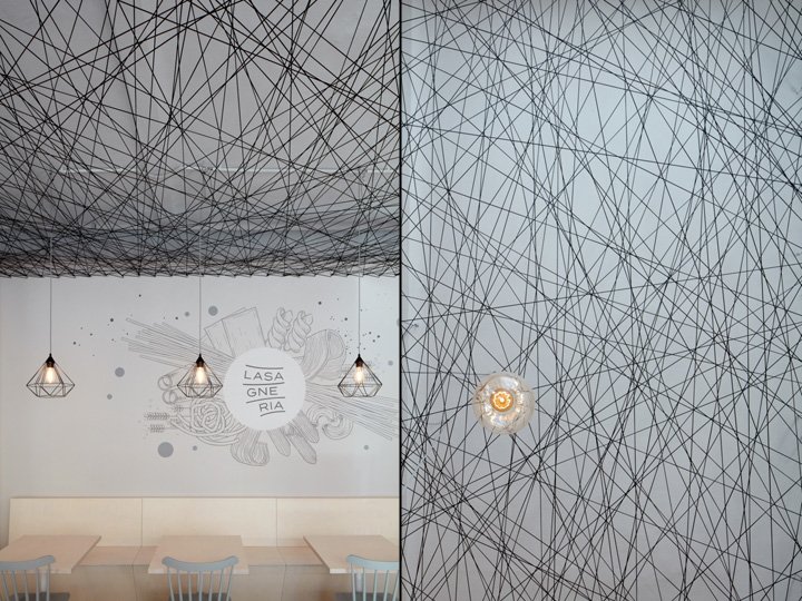 Mar.s 建筑师设计的 Lasagneria，布拉格 – 捷克共和国