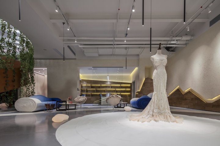 Hejidesign 的 Le Monde 婚礼店，中国深圳