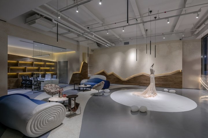 Hejidesign 的 Le Monde 婚礼店，中国深圳