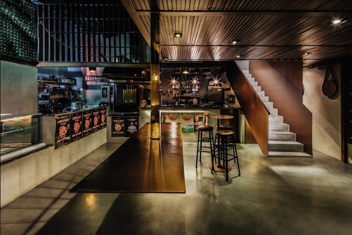 Le Poulet 餐厅，由 dongqi Architects 设计，中国深圳