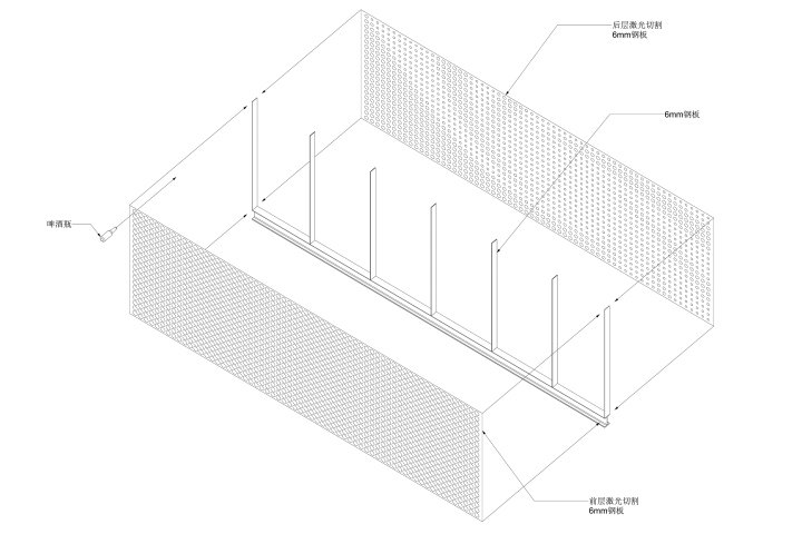 Le Poulet 餐厅，由 dongqi Architects 设计，中国深圳
