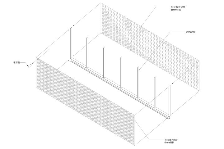 Le Poulet 餐厅，由 dongqi Architects 设计，中国深圳