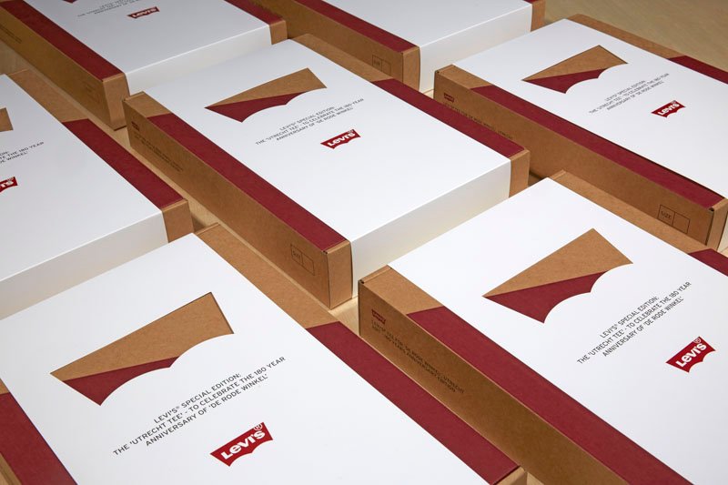 Levi’s®‘Utrecht’T 恤盒，由 Frankagterberg/bca 设计