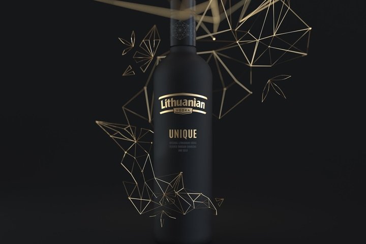立陶宛伏特加 Edvardas Kavarskas 设计的独特包装