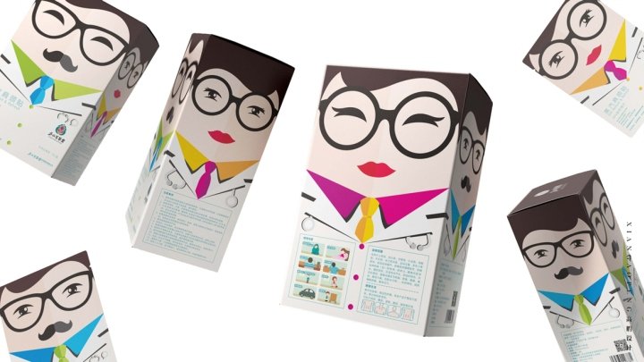 Lu Shan Bai Cao Tang packaging by Xian Gao Peng