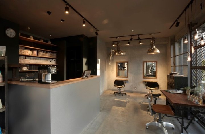 由 Bonfield Interiors 设计的 Luck Out 美发沙龙,日本东京 由 Bonfield Interiors 设计的 Luck Out 美发沙龙,日本东京