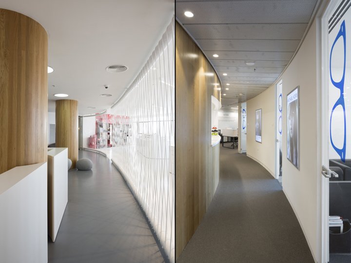 Luxottica Group 办公室按空间划分,以色列特拉维夫 Luxottica Group 办公室按空间划分,以色列特拉维夫
