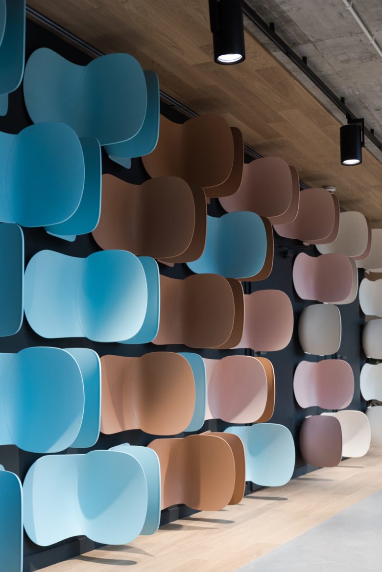 全新 Flokk 展厅中功能齐全的简约空间