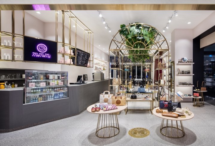 Metrocity Lounge Starfield Hanam 由 DESIGN BONO 设计，韩国首尔