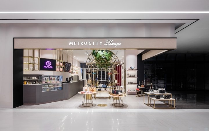 Metrocity Lounge Starfield Hanam 由 DESIGN BONO 设计，韩国首尔