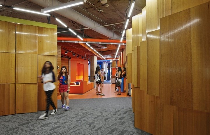 MUSE（麦考瑞大学空间体验）由 Woods Bagot 设计，澳大利亚悉尼