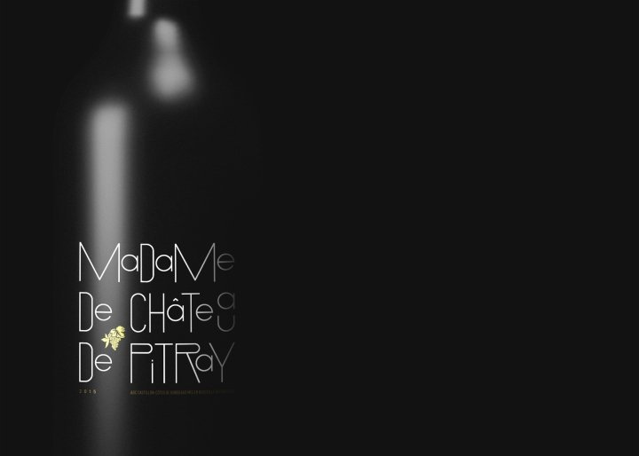 David Hovhannisyan 设计的 Madame de Château de Pitray 葡萄酒包装