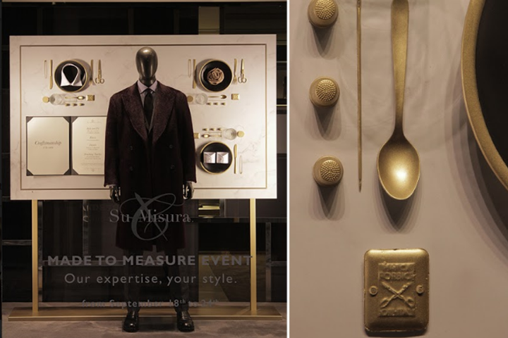 Arte Vetrina Project 的 Made to Measure Canali 活动，意大利博洛尼亚
