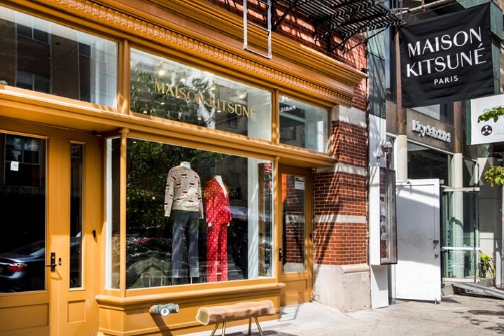 Maison Kitsuné 商店，Mathieu Lehanneur，纽约