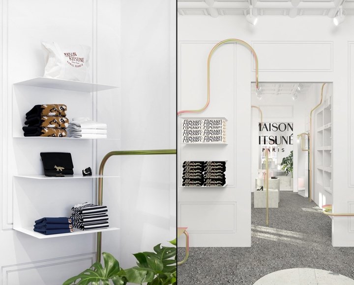 Maison Kitsuné 商店，Mathieu Lehanneur，纽约