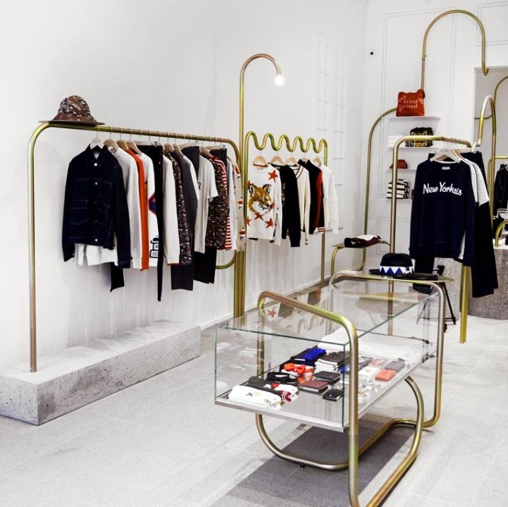 Maison Kitsuné 商店，Mathieu Lehanneur，纽约