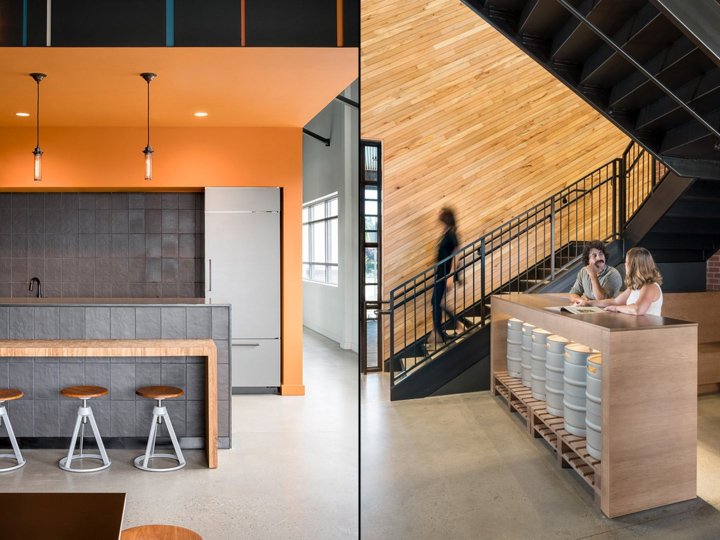 Maletis 饮料办公室，霍尔斯特建筑事务所，俄勒冈州波特兰