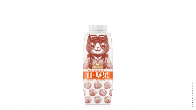Man Bu Mao Nut milk vegetable protein beverage by xiangaopeng