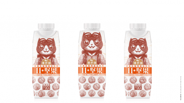 Man Bu Mao Nut milk vegetable protein beverage by xiangaopeng