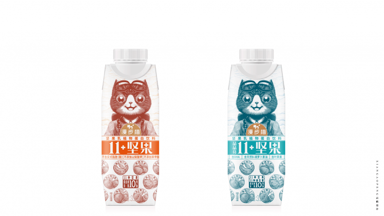 Man Bu Mao Nut milk vegetable protein beverage by xiangaopeng