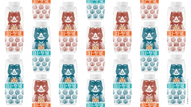 Man Bu Mao Nut milk vegetable protein beverage by xiangaopeng