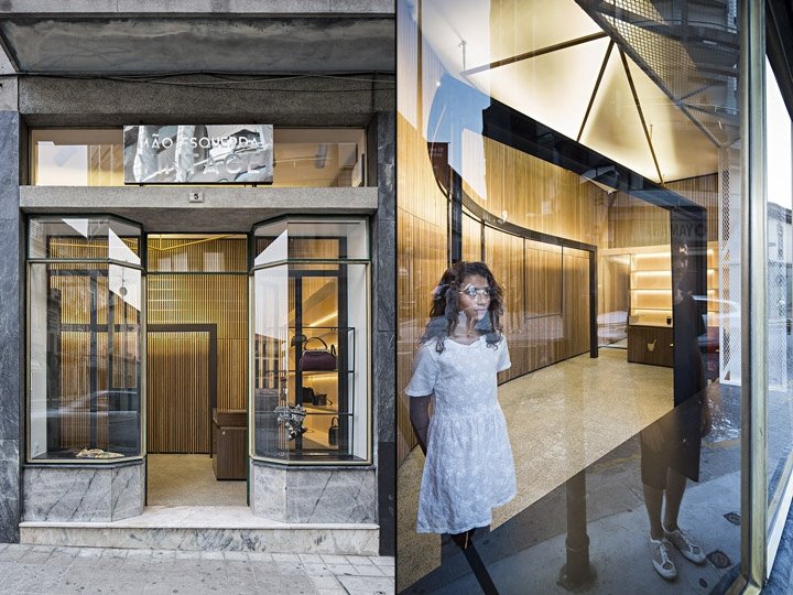 Mão Esquerda Vintage Store，由 Gustavo Guimarães 设计，葡萄牙波尔图