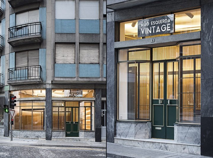 Mão Esquerda Vintage Store，由 Gustavo Guimarães 设计，葡萄牙波尔图