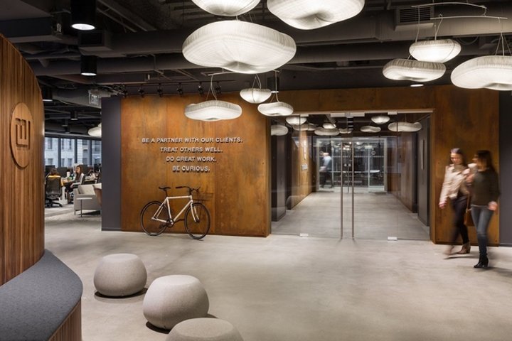 Martin Williams 办公室由 Perkins + Will 设计，明尼苏达州明尼阿波利斯