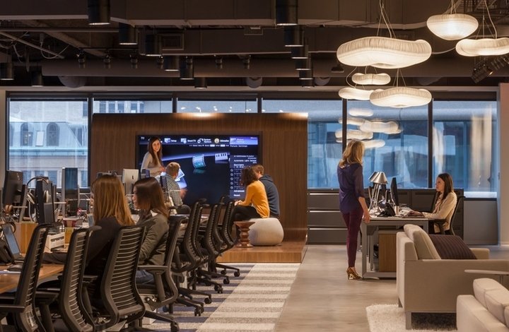 Martin Williams 办公室由 Perkins + Will 设计，明尼苏达州明尼阿波利斯