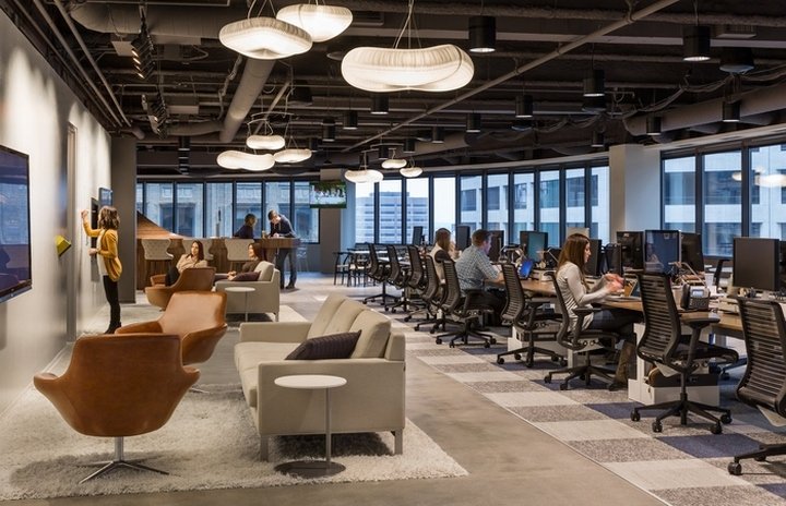 Martin Williams 办公室由 Perkins + Will 设计，明尼苏达州明尼阿波利斯