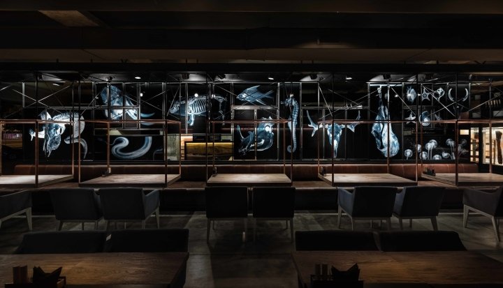 肉类餐厅“Sazha”，YOD 设计实验室，苏姆斯卡州 – 乌克兰