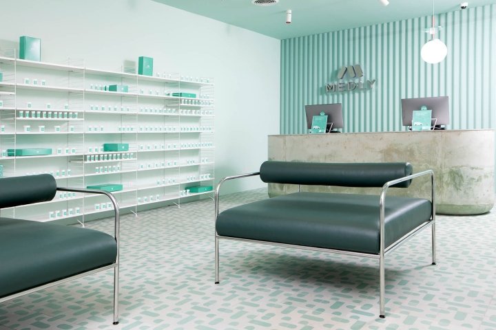 Medly Pharmacy 由 Sergio Mannino 工作室设计,纽约市 Medly Pharmacy 由 Sergio Mannino 工作室设计,纽约市