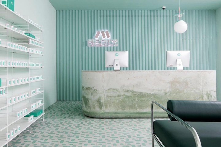 Medly Pharmacy 由 Sergio Mannino 工作室设计,纽约市 Medly Pharmacy 由 Sergio Mannino 工作室设计,纽约市
