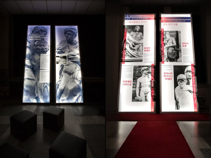 Migliore+Servetto Architects 设计的米开朗基罗美第奇圣母展览，韩国釜山