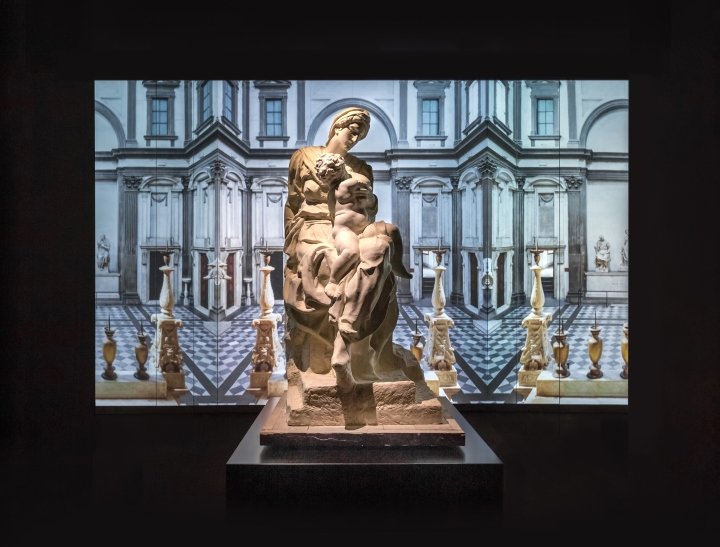 Migliore+Servetto Architects 设计的米开朗基罗美第奇圣母展览，韩国釜山