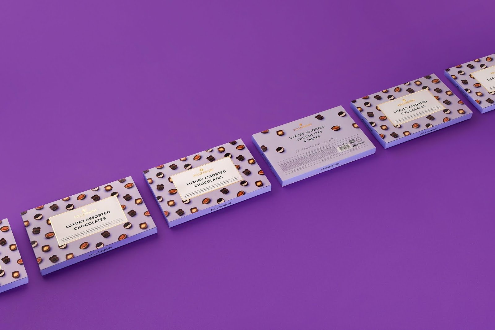 Fabula Branding 的千禧年巧克力包装