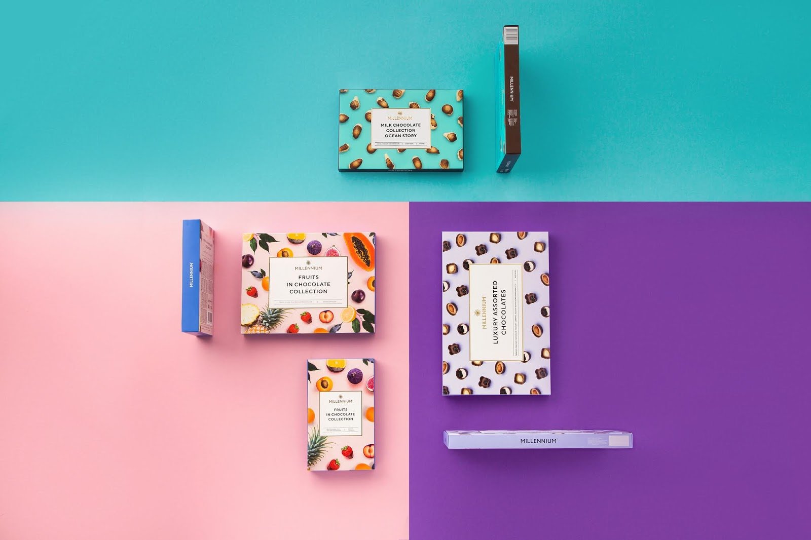 Fabula Branding 的千禧年巧克力包装