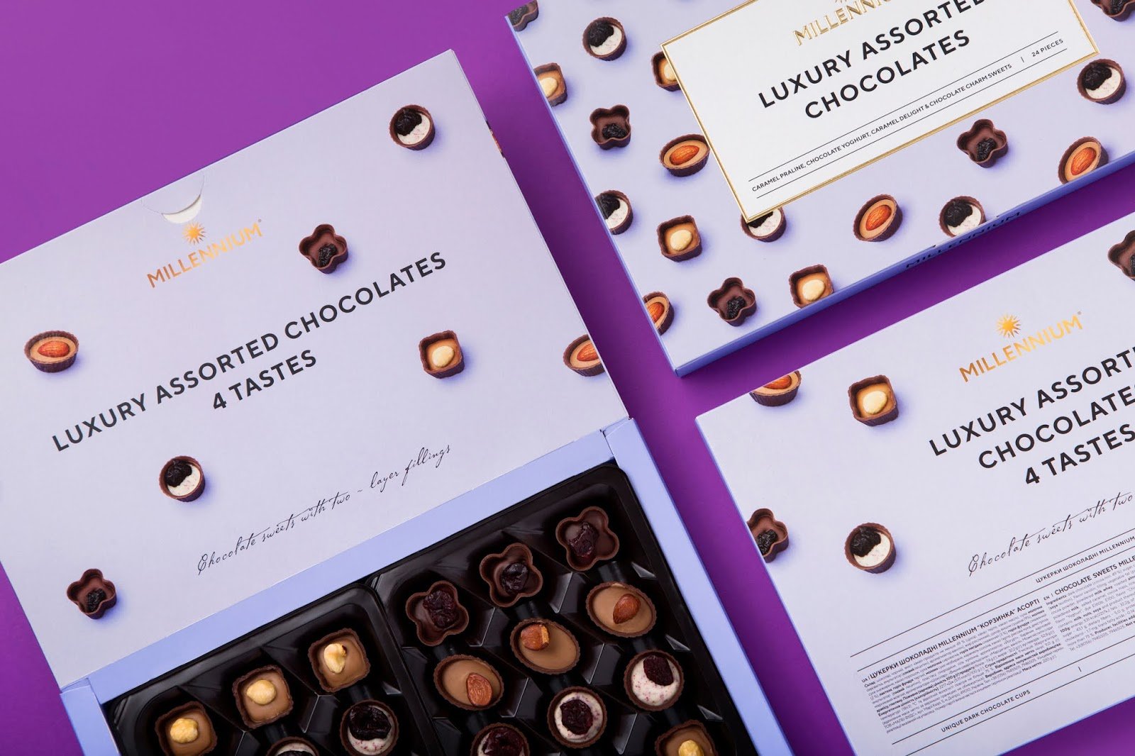 Fabula Branding 的千禧年巧克力包装