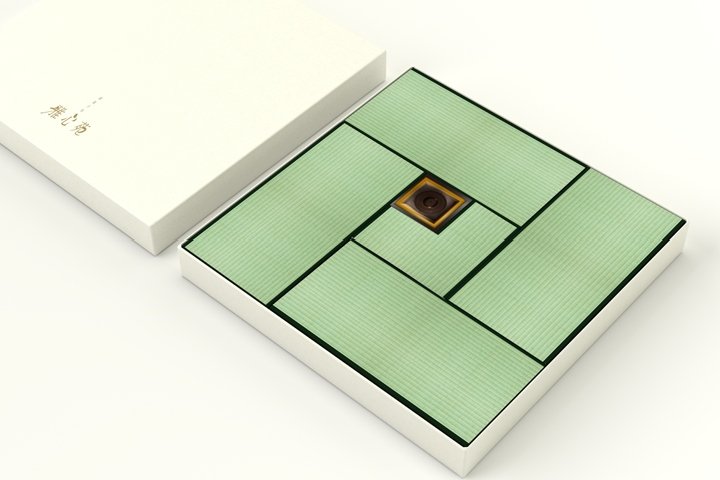 Miyabi Monaka 威化蛋糕包装由 Latona Marketing Inc. 设计