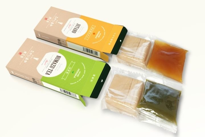 Miyabi Monaka 威化蛋糕包装由 Latona Marketing Inc. 设计