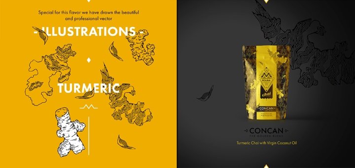 YD Studio 的 Molina Chai Concan 包装