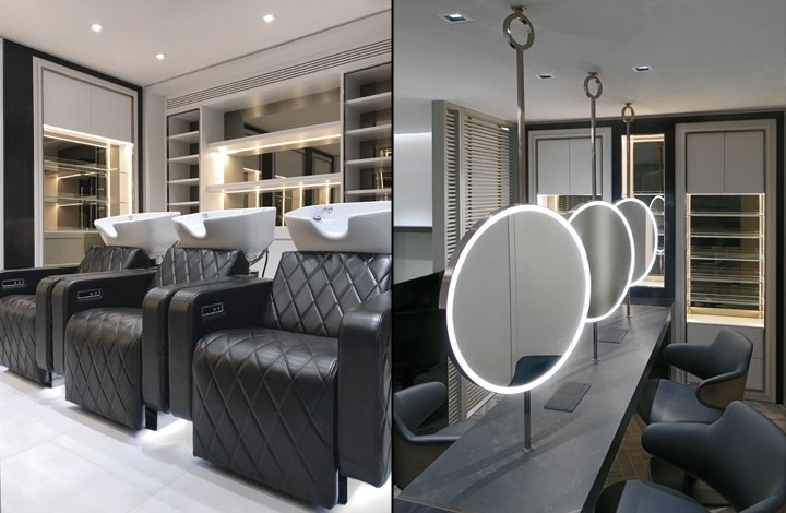 Mrs B 沙龙，由 Pallavi Dean Interiors 设计，迪拜 – 阿联酋