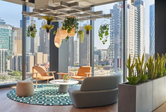 Unispace 的跨国财务咨询公司办公室