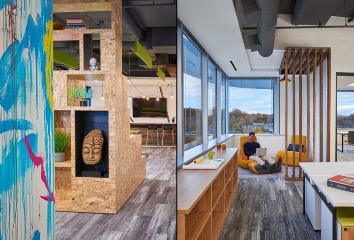 OTJ Architects 设计的 NIKA 办公室,马里兰州罗克维尔 OTJ Architects 设计的 NIKA 办公室,马里兰州罗克维尔