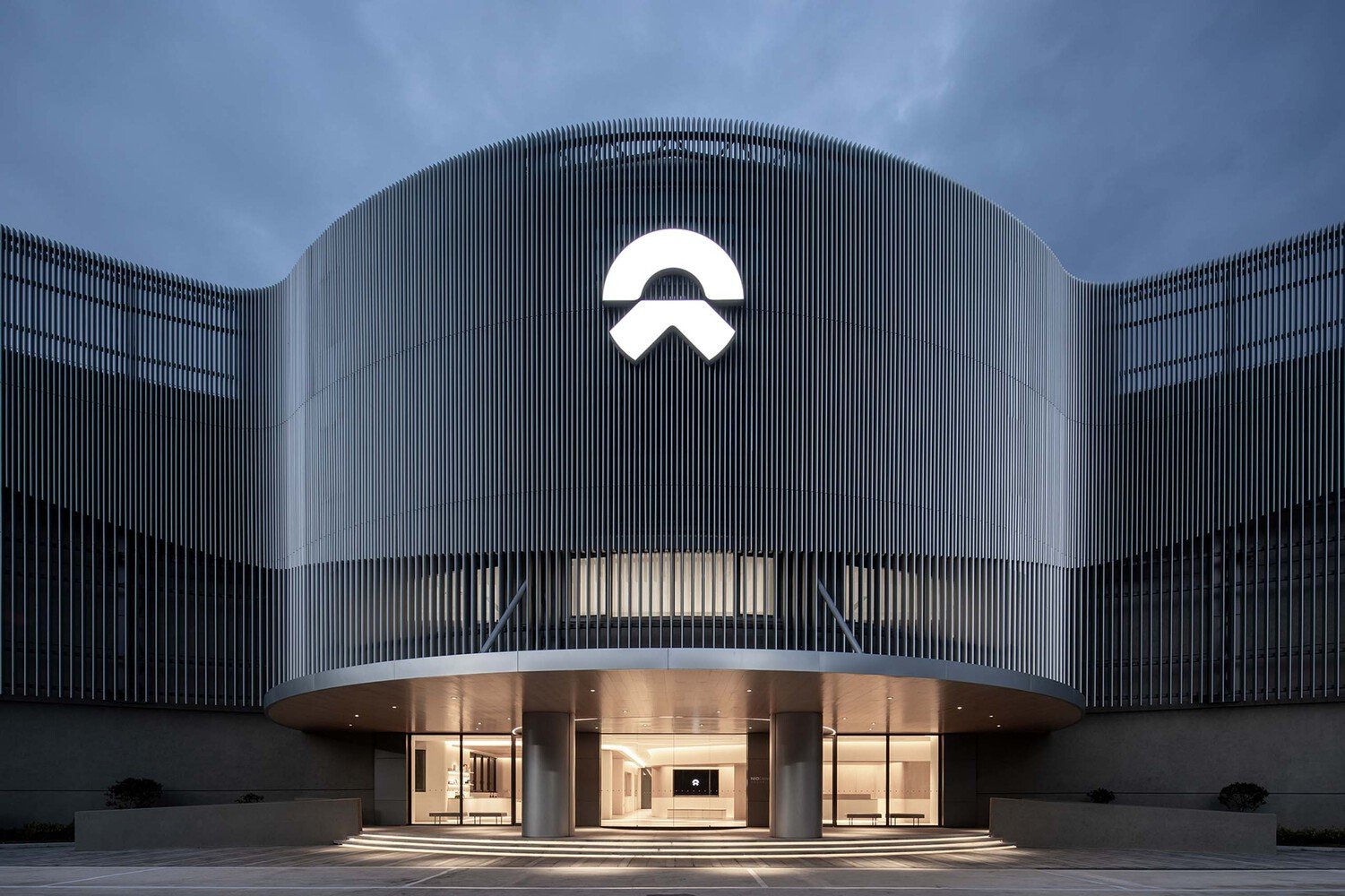 NIO 交付中心，由 Kokaistudios 设计