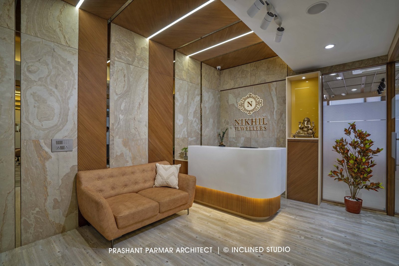 C.G. 的珠宝精品店设计路在艾哈迈达巴德。