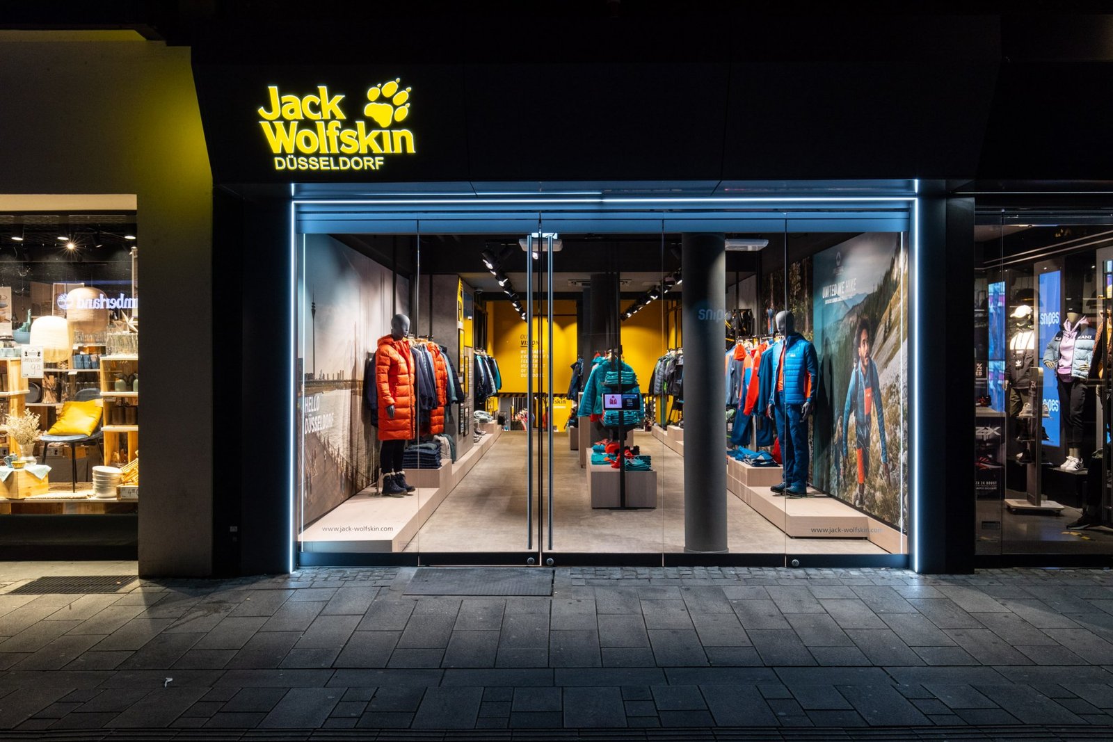 Jack Wolfskin 的新店面设计