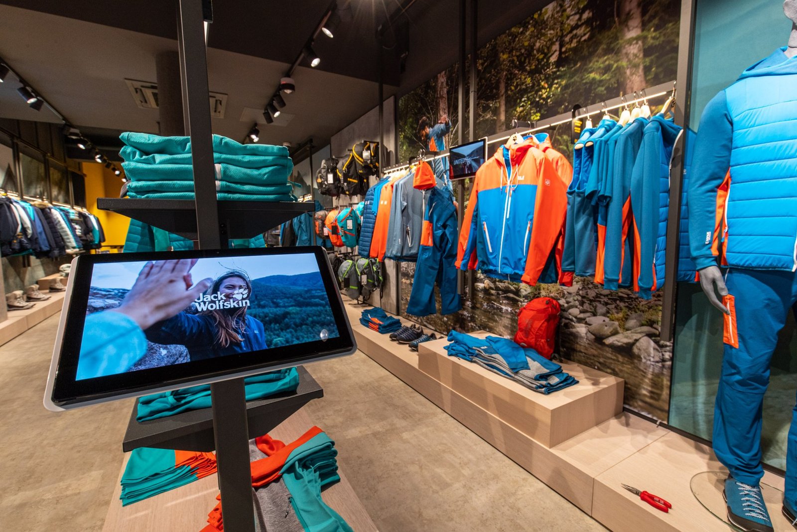Jack Wolfskin 的新店面设计