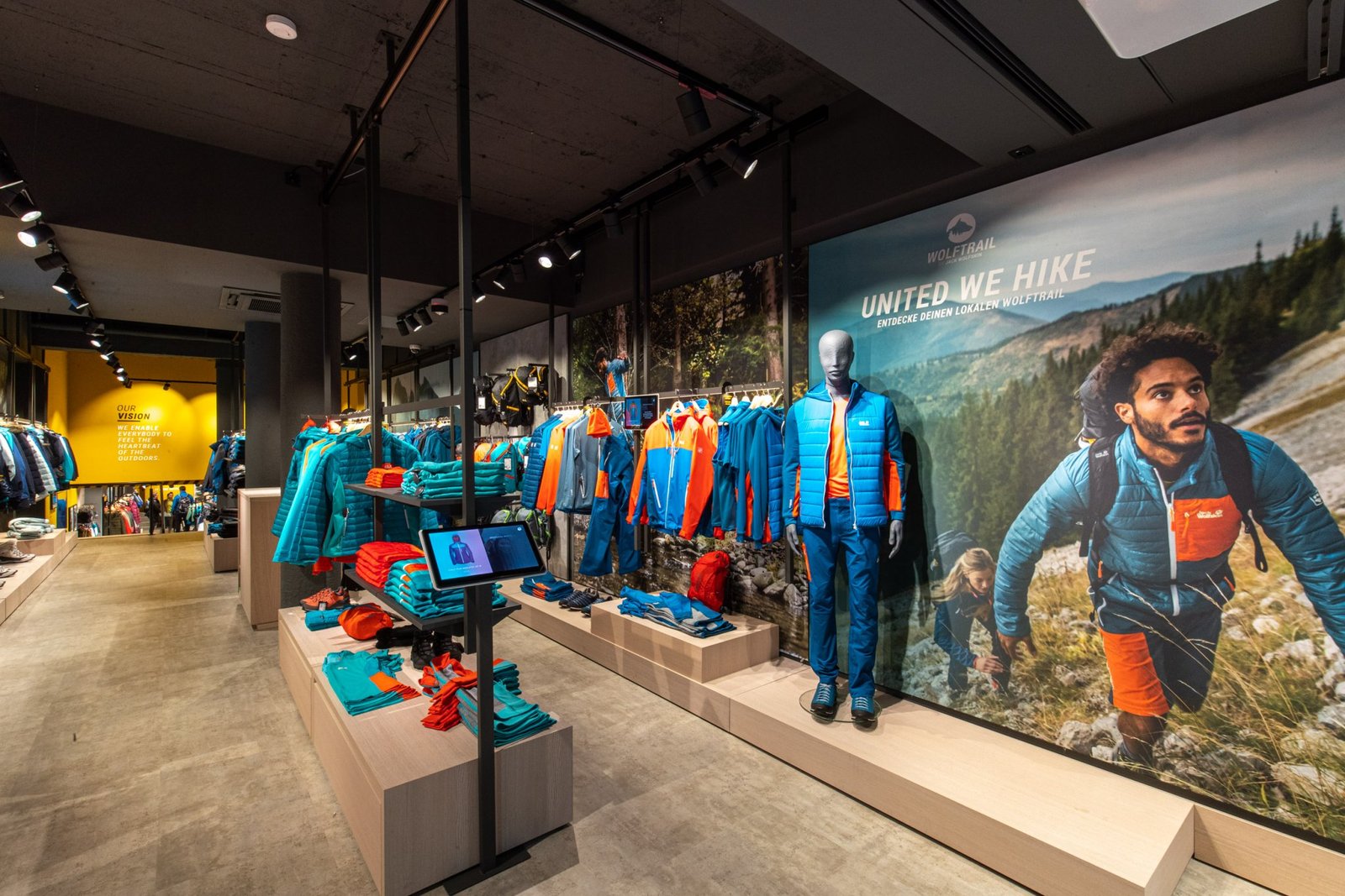 Jack Wolfskin 的新店面设计