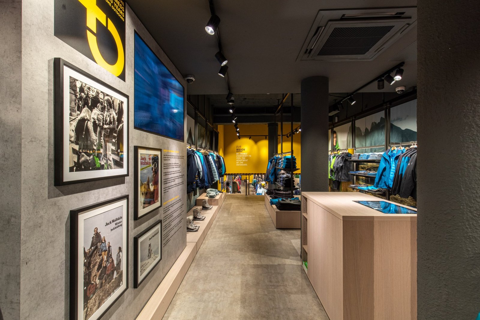 Jack Wolfskin 的新店面设计